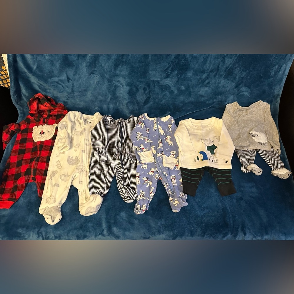 Newborn Cozy Kids Sets - Multi-Color